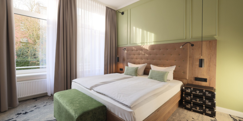 Hofzimmer LIHO Hotel Lindenhof Lübeck • Urlaub in Schleswig Holstein