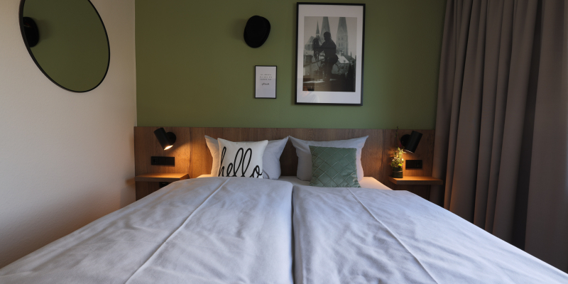 Nurbettzimmer LIHO Hotel Lindenhof Lübeck • Urlaub in Schleswig Holstein