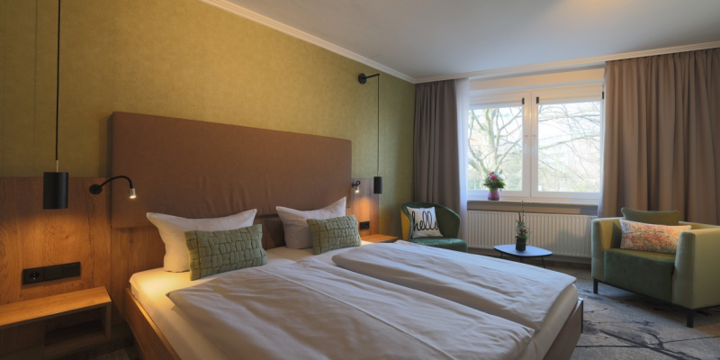 Komfort-Doppelzimmer LIHO Hotel Lindenhof Lübeck • Urlaub in Schleswig Holstein