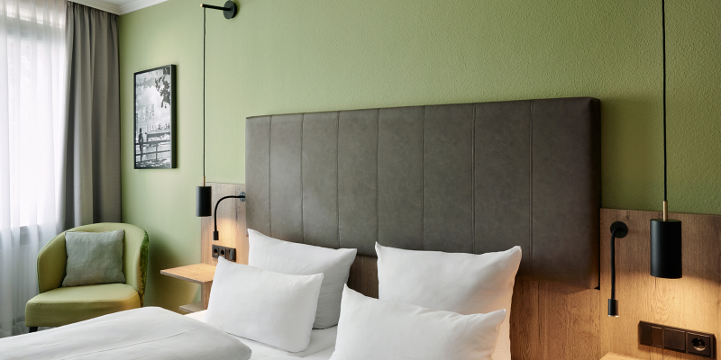 Doppelzimmer Bild 1 LIHO Hotel Lindenhof Lübeck • Urlaub in Schleswig Holstein